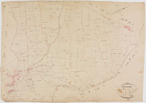 Arinthod, section E, Néglia, feuille 1.géomètre : Billet