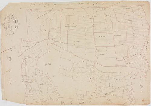 Arinthod, section E, Néglia, feuille 3.géomètre : Billet