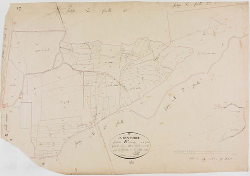Arinthod, section E, Néglia, feuille 4.géomètre : Billet
