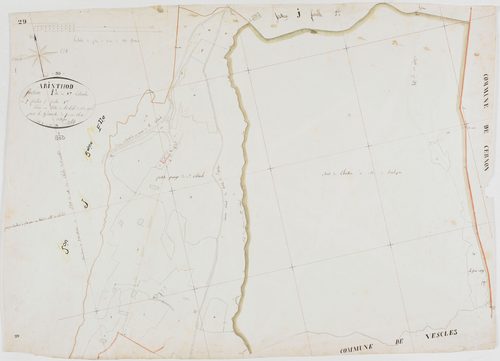 Arinthod, section I, Saint-Colomb, feuille 1.géomètre : Billet