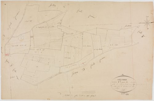 Arinthod, section C, sous la Ville, feuille 2.géomètre : Billet