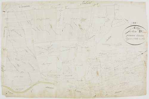 Arlay, section D, la Fin, feuille unique. [1811] géomètre : [Girardet
