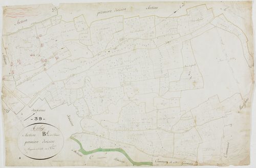 Arlay, section B, Chaze, feuille 1. [1811] géomètre : [Girardet]
