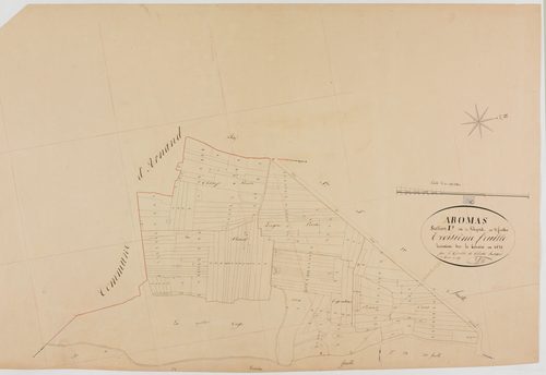 Aromas, section I, l'Hôpital, feuille 3.géomètre : Singey