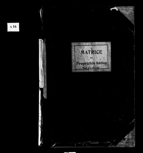 Matrice des propriétés bâties.
