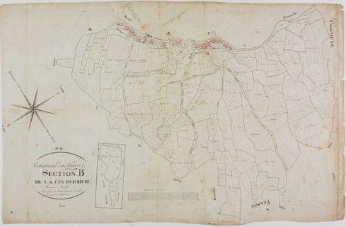 Arsure-Arsurette, section B, la Fin Derrière, feuille 1.