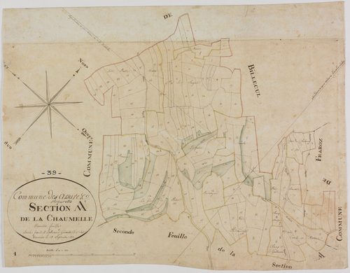 Arsure-Arsurette, section A, la Chaumelle, feuille 1.