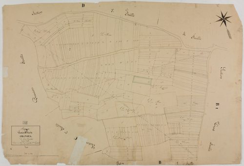 Augea, section B, Changea, feuille 3.géomètre : Epailly