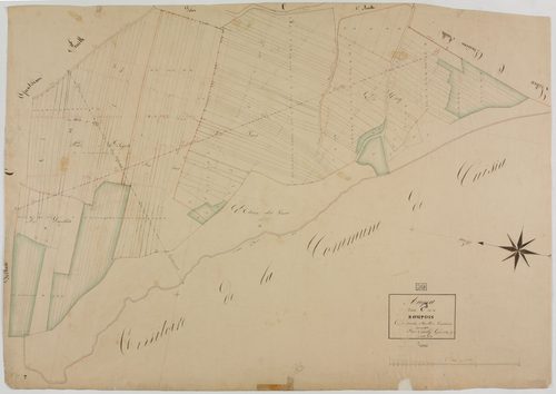 Augea, section C, les Rompois, feuille 3.géomètre : Epailly