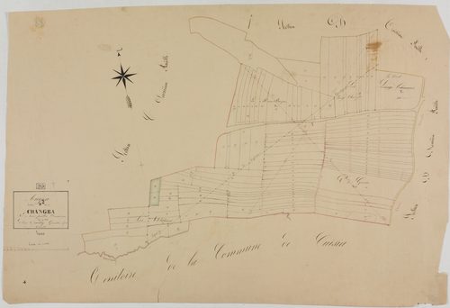 Augea, section B, Changea, feuille 2.géomètre : Epailly