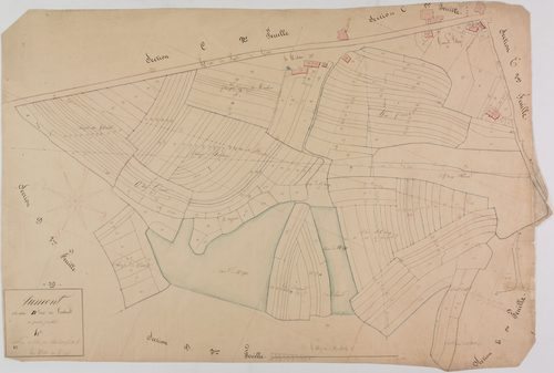 Aumont, section D, le Couchant, feuille 4.