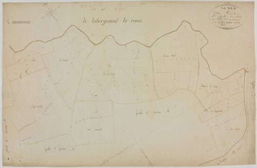 Aumur, section A, le Bief Noir, feuille 2.géomètre : Billet