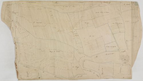 Balaiseaux, section B, le Village, feuille 6;géomètre : Deniset