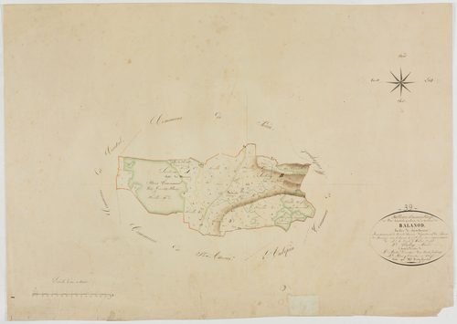 Balanod, tableau d'assemblage.géomètre : Trésy