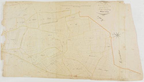 Balanod, section A, le Monceau, feuille 2.géomètre : Trésy