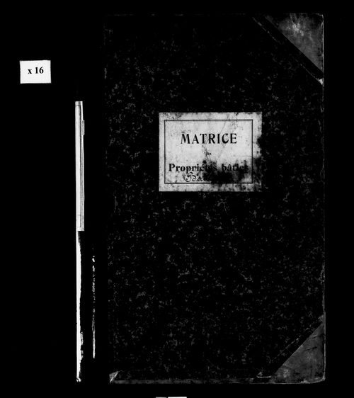 Matrice des propriétés bâties.