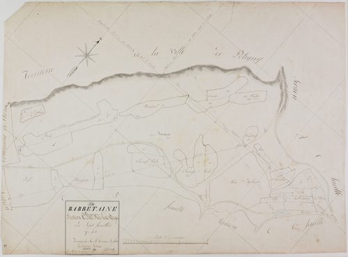 Barretaine, C, les Vergers, feuille 7.