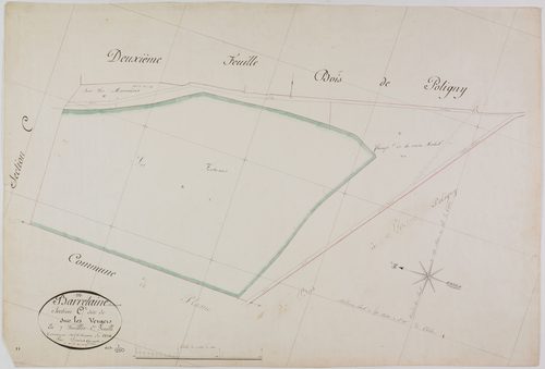 Barretaine, C, les Vergers, feuille 1.