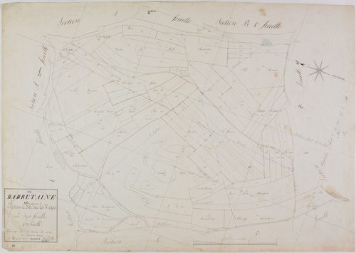 Barretaine, C, les Vergers, feuille 6.