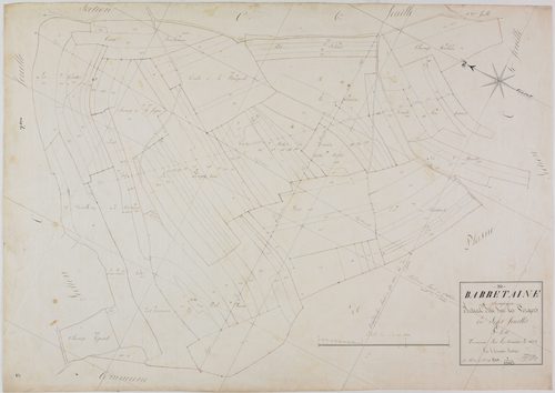 Barretaine, C, les Vergers, feuille 5.