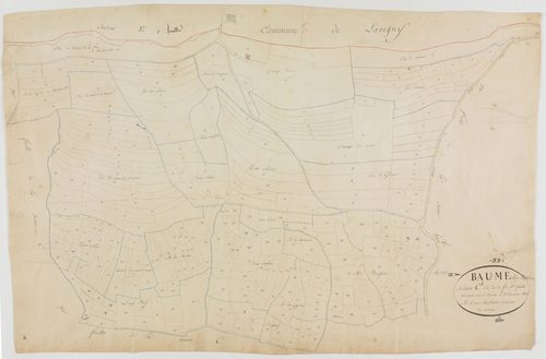 Baume-les-Messieurs, section C, la Fin, feuille 1.géomètre : Sauldubois