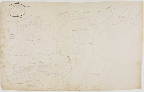 Baume-les-Messieurs, section D, la Fin d'An, feuille 3.géomètre : Sauldubois