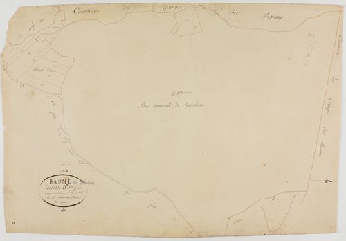 Baume-les-Messieurs, section D, la Fin d'An, feuille 5.géomètre : Sauldubois