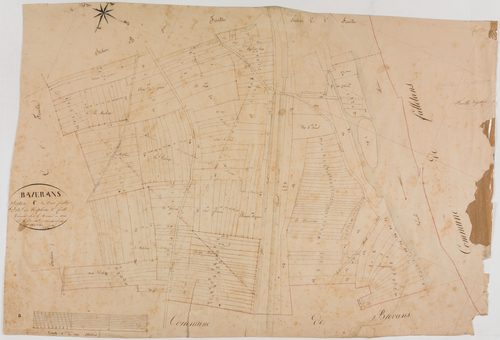 Baverans, section C, Néplérot, feuille 3.géomètre : Rosset aîné