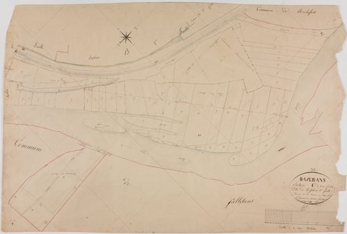 Baverans, section C, Néplérot, feuille 2.géomètre : Rosset aîné