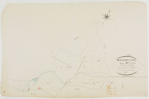 Bellefontaine, section B, le Midi, feuille 6.géomètre : Prost