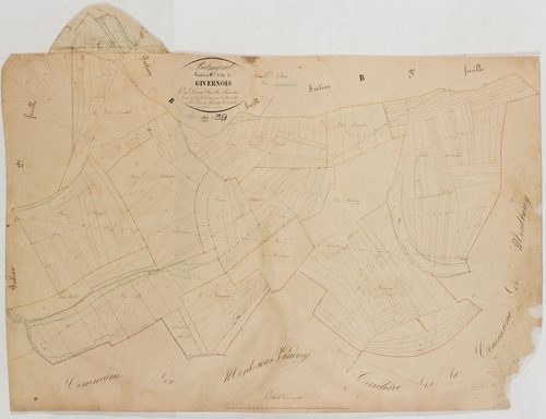 Belmont, section C, de Givernois, feuille 1.géomètre : Lamare