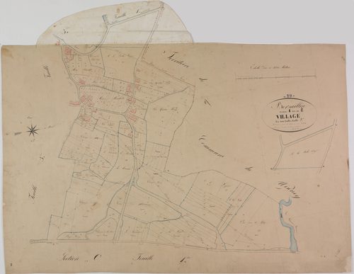 Bersaillin, section A, le VIllage, feuille 2.