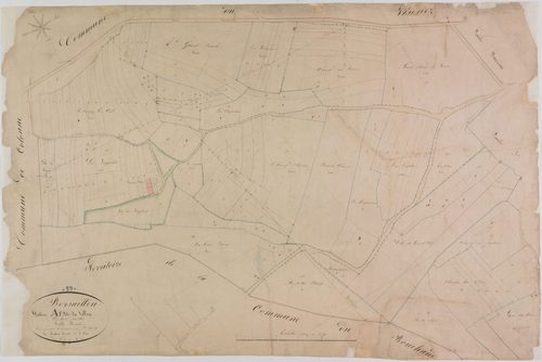 Bersaillin, section A, le Village, feuille 1.