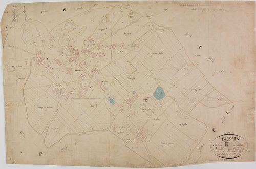 Besain, section B, le Village, feuille 1.