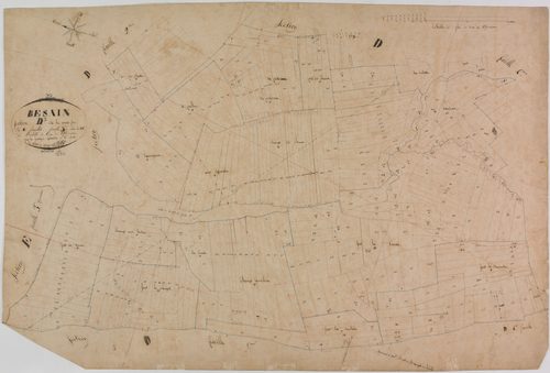 Besain, section D, la Grand Fin, feuille 3.