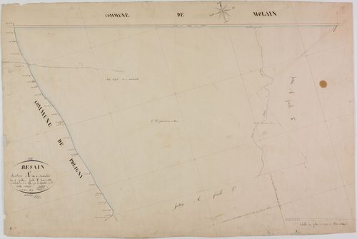 Besain, section A, Malrochet, feuille 1.