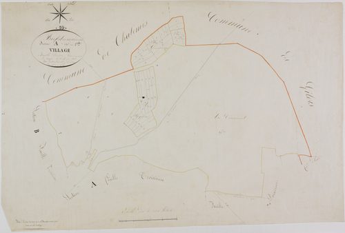 Bief-des-Maisons, section A, le Village, feuille 1.