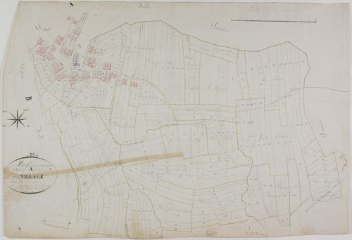 Bief-des-Maisons, section A, le Village, feuille 3.