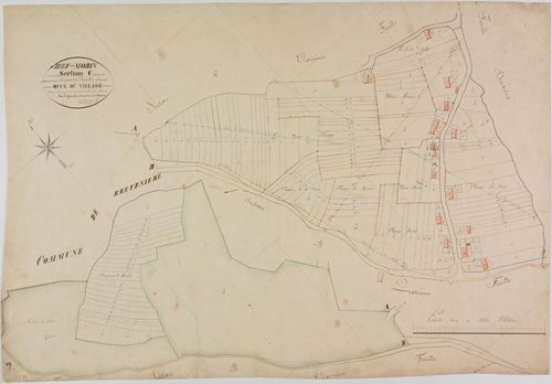 Biefmorin, section C, le Village, feuille 4.