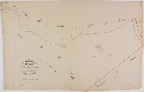 Biefmorin, section B, la Forêt d'Aval, feuille 2.