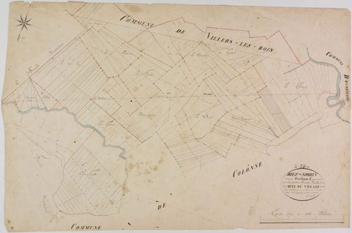Biefmorin, section C, le VIllage, feuille 1.