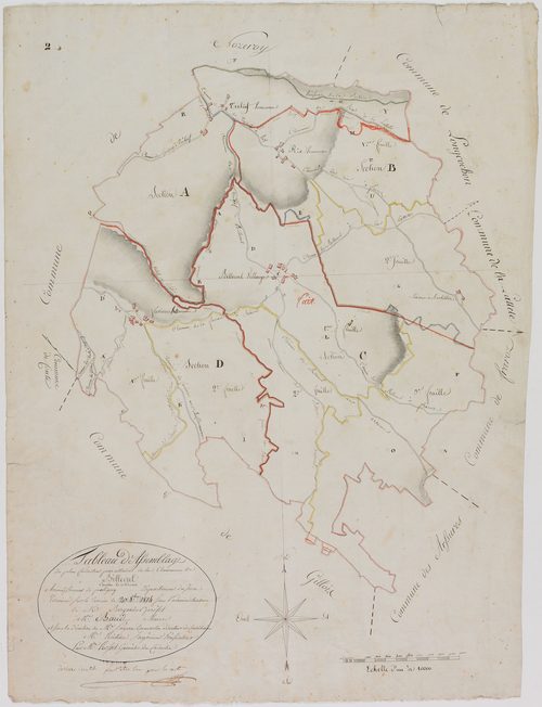 Billecul, tableau d'assemblage.