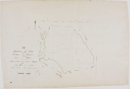 Bletterans, section E, le Pré Gerlans, feuille 4.géomètre : [Rebour ?]