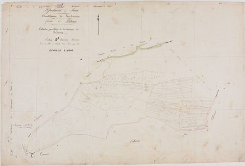 Bletterans, section D, Charrière, feuille 2.géomètre : [Rebour ?]
