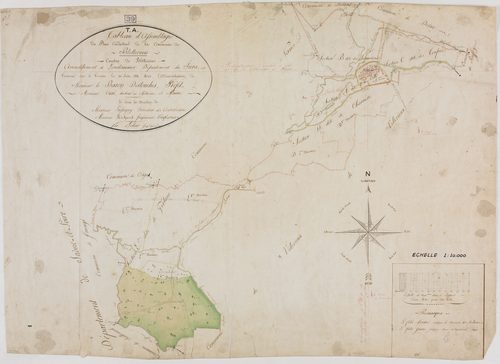 Bletterans, tableau d'assemblage.géomètre : Rebour