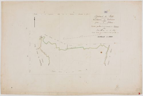 Bletterans, section E, le Pré Gerlans, feuille 3.géomètre : [Rebour ?]