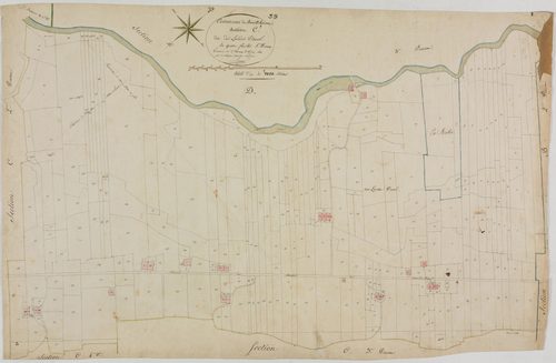 Bois-d'Amont, section C, les Landes d'Aval, feuille 1.géomètre : Rosset