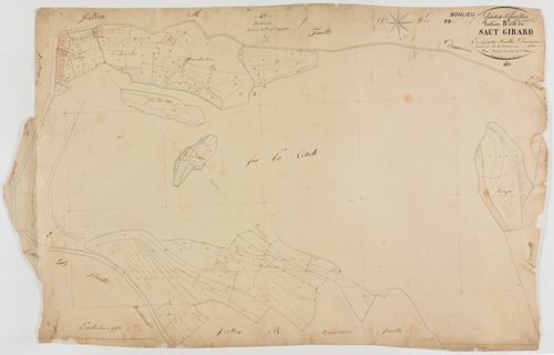 Bonlieu, section B, le Saut Girard, feuille 2.géomètre : Jannin