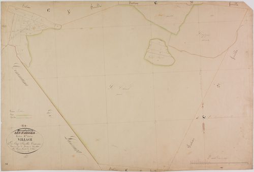 Bonnefontaine, section C, le Village, feuille 5.