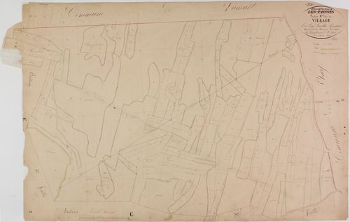 Bonnefontaine, section C, le Village, feuille 4.